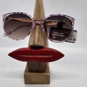 Falls Creek Ladies Round Multicolor Sunglasses